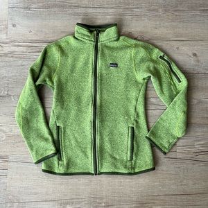 Patagonia Womens Better Sweater Fleece Jacket sz M Green